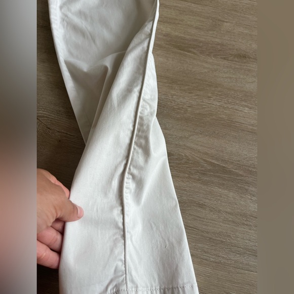 J. Jill Cream Live In Chino Straight Leg Pants SZ 6 Tall - Picture 5 of 8